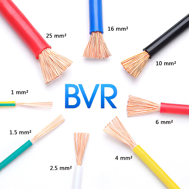 Flexible Single Core BVR/H05V-K H07V-K Electrical Wires